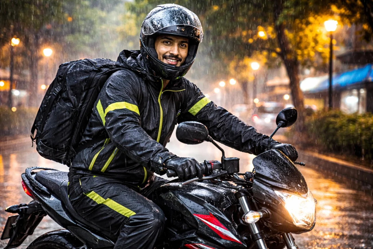 Raincoat for Bikers in India | Daily Rider Buying Guide