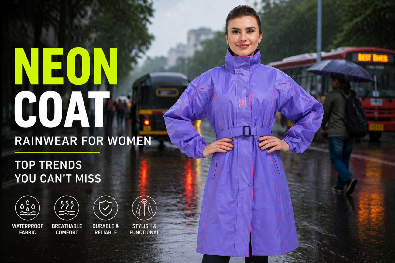 NEON COAT rainwear for women