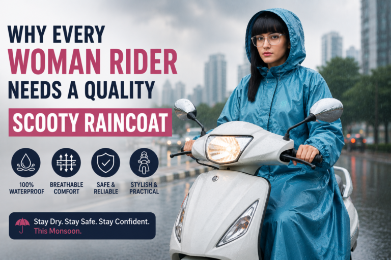 ladies raincoat for scooty